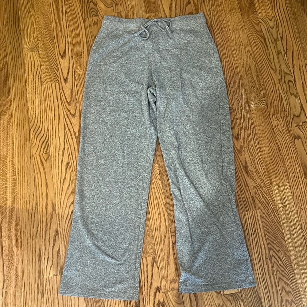 Gray sweatpants